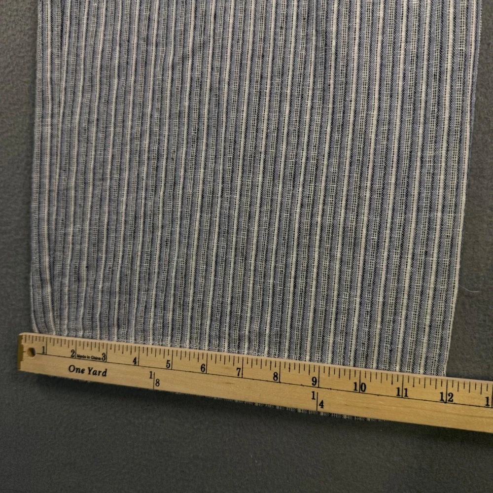 Banana Republic Petite 8 Blue White Striped Linen Wide Leg Paperbag Pants P8